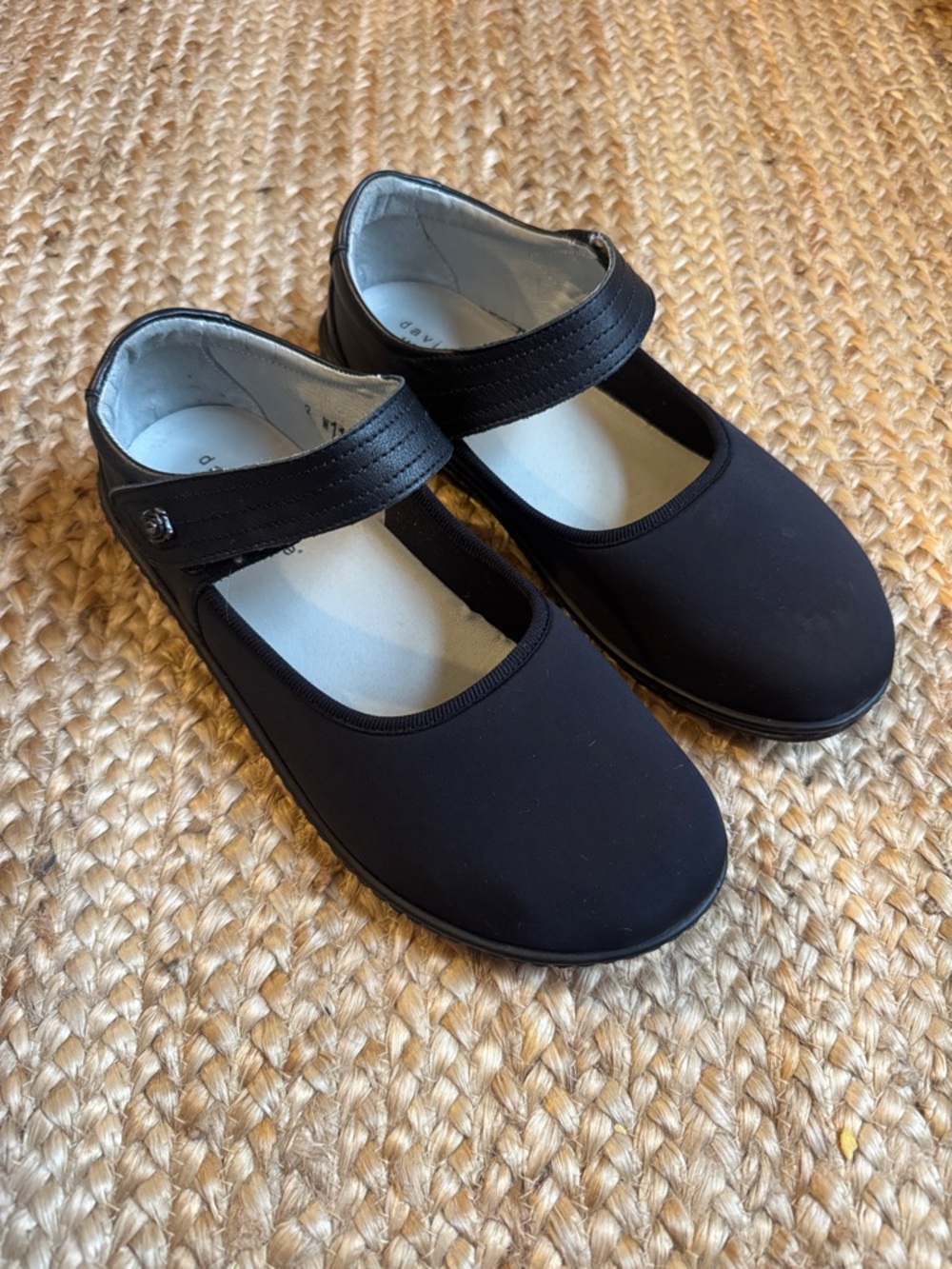 David Tate Womens 11 Everly Black Mary Jane Flats Shoes Comfort